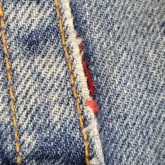 Vintage LEVIS 510 Ripped Jeans 30x29 Faded Stonewash - Picture 16 of 16